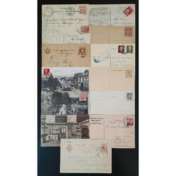 UNIVERSALES. LOTE DE 13 ANTIGUAS POSTALES y ENTEROS POSTALES