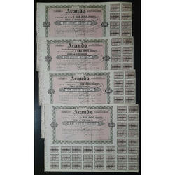 ARGENTINAS 5 ACCIONES AL PORTADOR DE LA FIRMA **ARANDO** @4