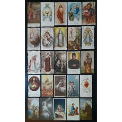 RELIGIÓN ESPECTACULAR LOTE DE 25 ANTIGUAS ESTAMPAS SANTAS @4