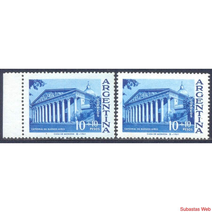ARGENTINA GJ1223A SELLO MINT EN EL RARO PAPEL SATINADO U$10
