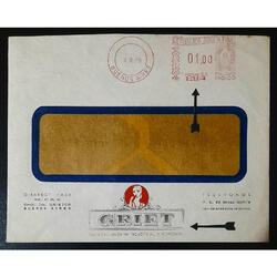 ARGENTINA. 1959 SOBRE LABORATORIOS GRIET **PERMISO 884**