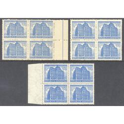 ARGENTINA GJ875 + 886 + 894 EN LOS 3 PAPELES EMITIDOS $18.00